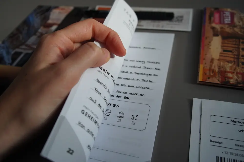 Reisetagebuch schreiben Reisetagebuch zum ausfüllen